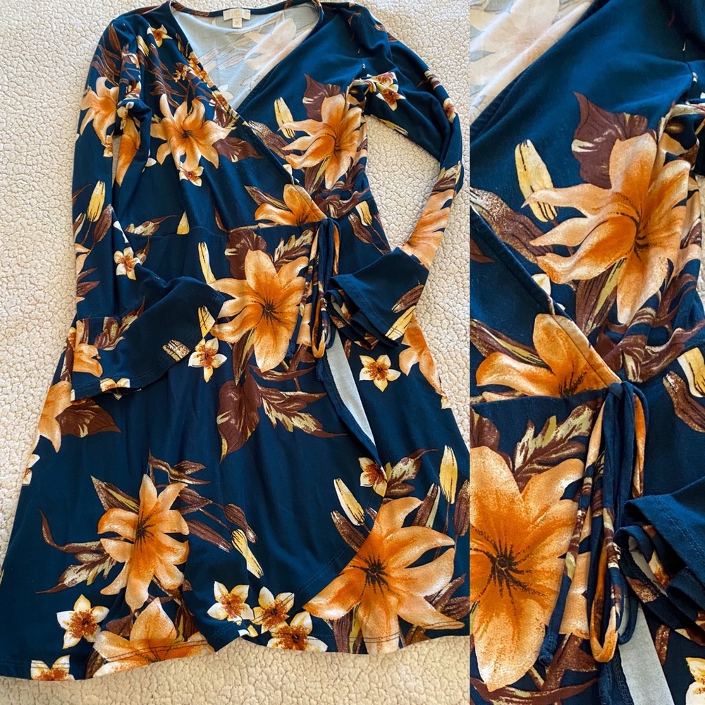 Fun bell sleeve dress